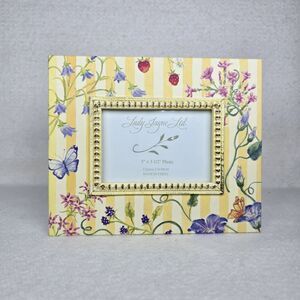 Lady Jayne Ltd Vintage Cottage Style Yellow Floral 3.5x5 Picture Frame